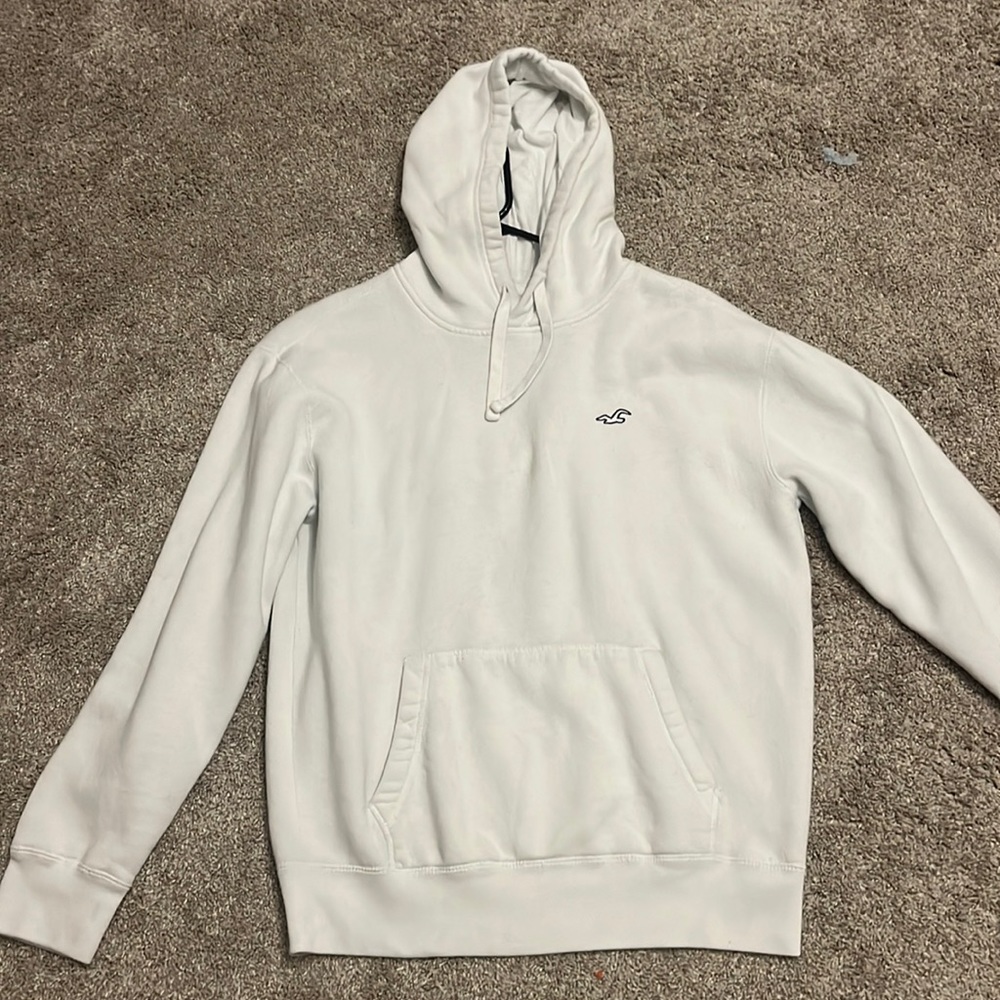White Hollister hoodie